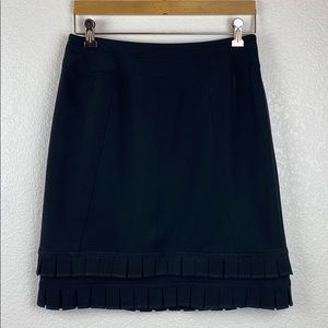 Jana Kos Ruffle Skirt Black Size 4 Lined